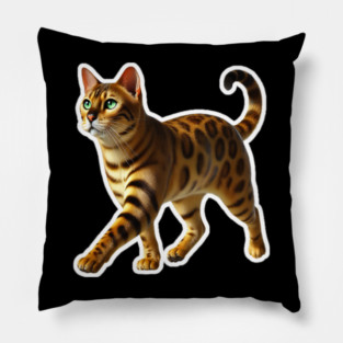 Bengal Cat Pillow