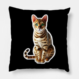 Bengal Cat Pillow