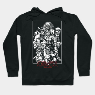 Attack on Titan - All Nine Titans Art Hoodie