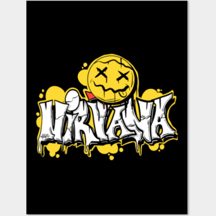 Nirvana Urban Tag - Street Art Logo Posters and Art