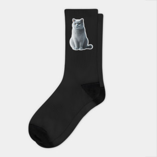 British Shorthair Cat Socks