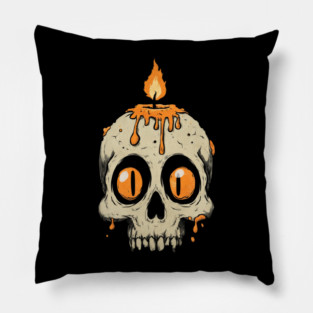 Skull Candlelight Pillow