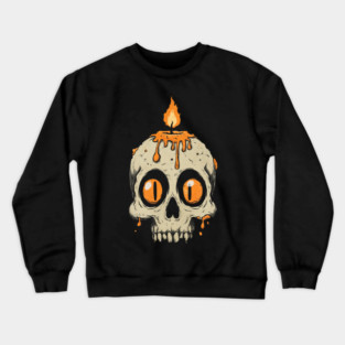 Skull Candlelight Crewneck Sweatshirt