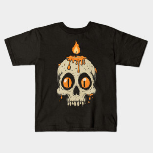 Skull Candlelight Kids T-Shirt