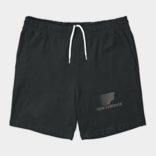 Now Balance Grey Logo Shorts