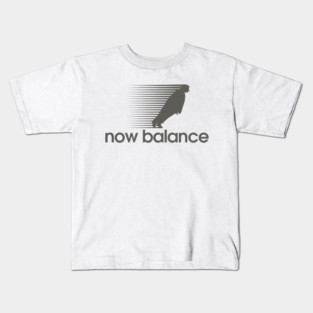 Now Balance Grey Logo Kids T-Shirt