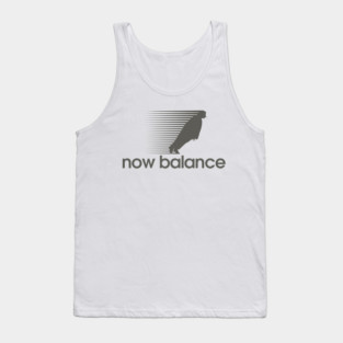 Now Balance Grey Logo Tank Top