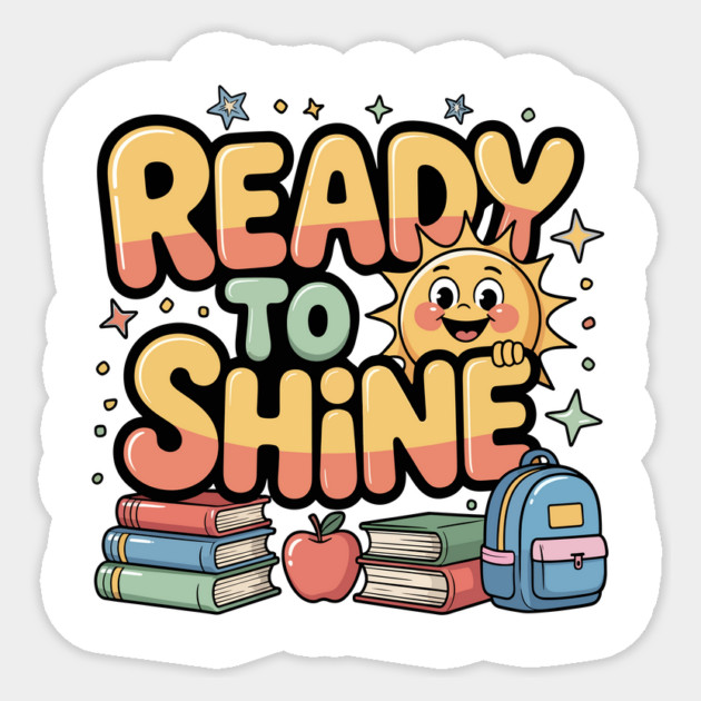 Fun First Day of School Tee for Students or Preschoolers Sticker by ism's Store