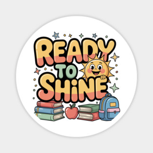 Fun First Day of School Tee for Students or Preschoolers Magnet