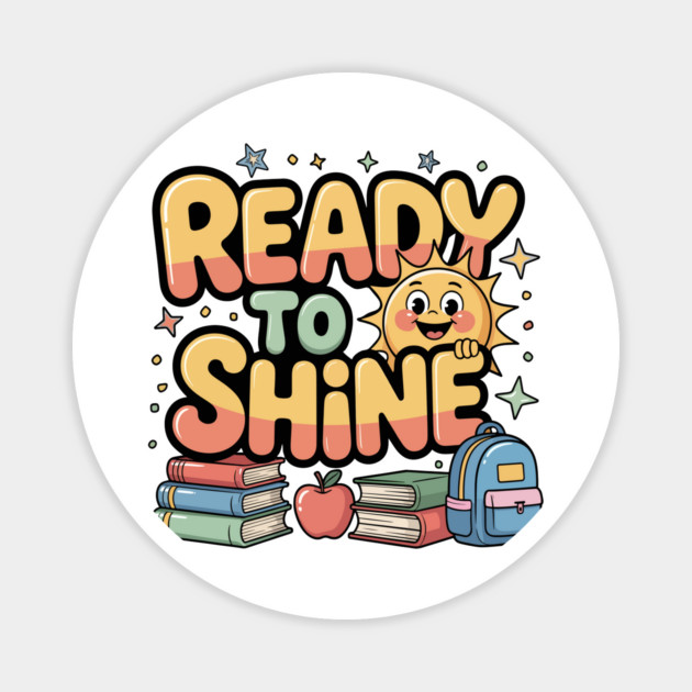 Fun First Day of School Tee for Students or Preschoolers Magnet by ism's Store