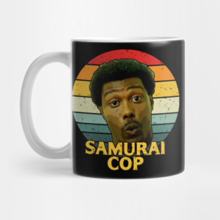 Samurai Cop Vintage Mug