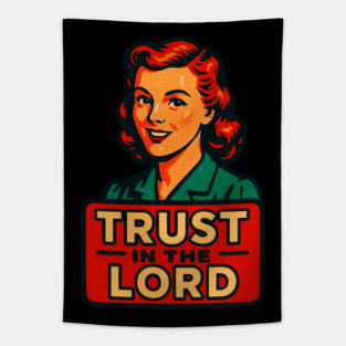 Proverbs 3:5 Trust in the LORD Tapestry