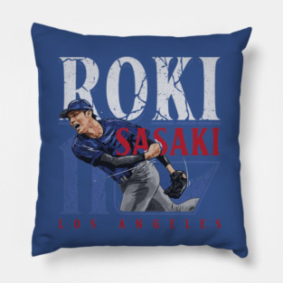 Roki-Sasaki Los Angeles D Player Name Pillow