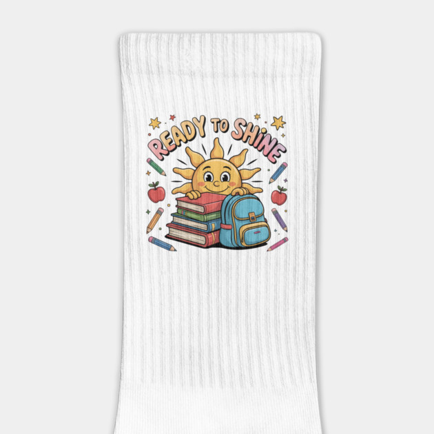 Ready to Shine Cute Back to School Design for Kids Students by ism's Store