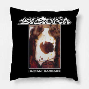 Dystopia - Human = Garbage Pillow