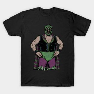 Legend Series: Mil Máscaras Bootleg Pop Art Tee – Icon of Lucha Libre on Black T-Shirt