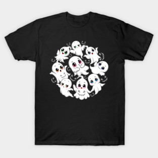 Baby Ghosts Spooky Cute Halloween Mood T-Shirt