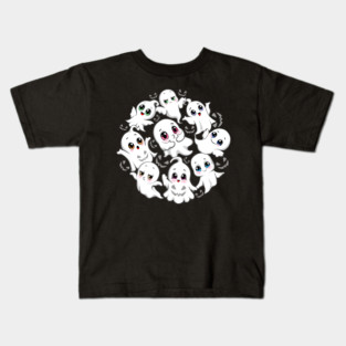 Baby Ghosts Spooky Cute Halloween Mood Kids T-Shirt