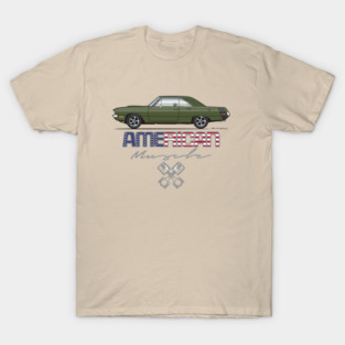 Dark Green Poly Muscle T-Shirt