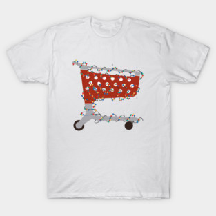 Christmas Cart Bullseye Team Member T-Shirt