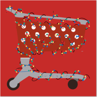 Christmas Cart Bullseye Team Member Posters and Art