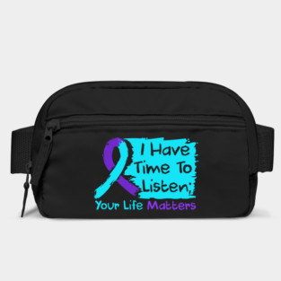 I Have Time To Listen Shirt Your Life Matters Mental Health Awareness Support Bag
