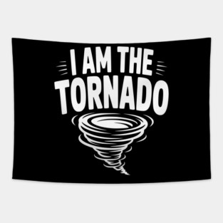 I Am The Tornado Tapestry