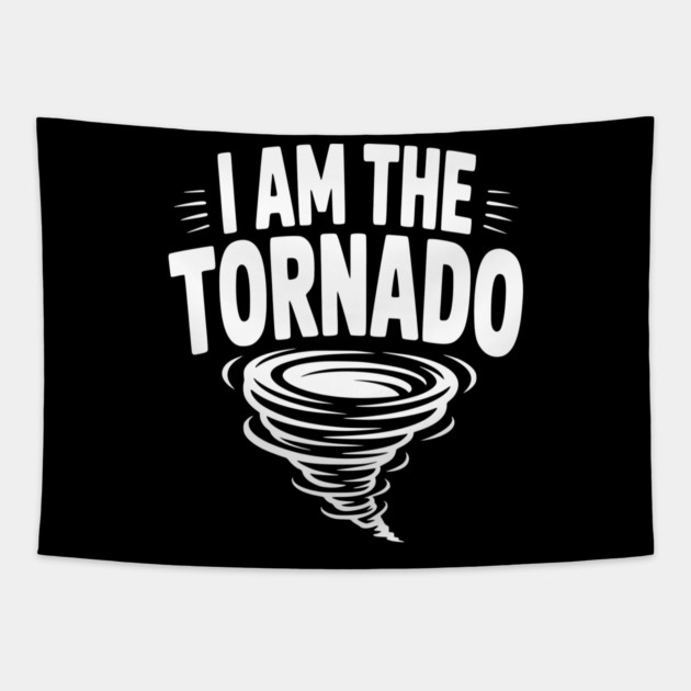 I Am The Tornado Tapestry by Frank Ring