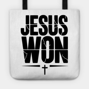 Jesus Won Tote