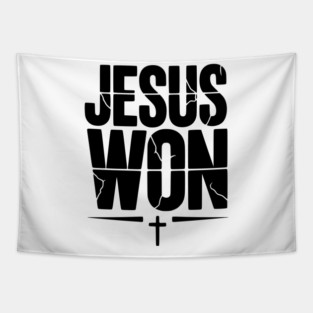 Jesus Won Tapestry