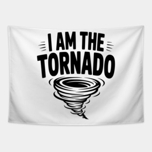 I Am The Tornado Tapestry