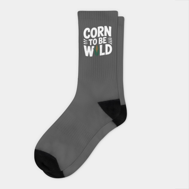 Corn To Be Wild Socks by Frank Ring