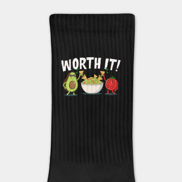 Worth It Funny Guacamole Avocado Tomato Chips by belownormal