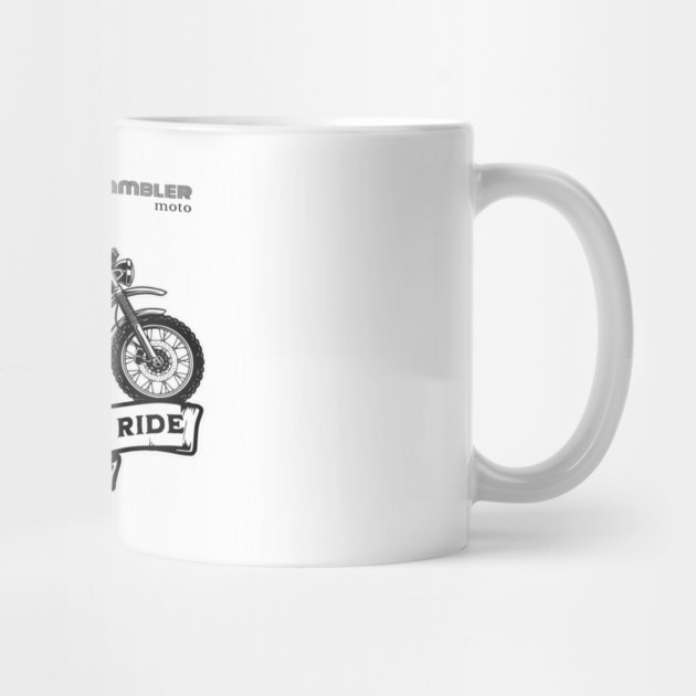 Scrambler Motorcycle Art | Retro Off-Road Design by monsalveautos