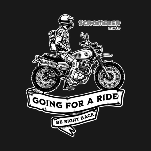 Scrambler Motorcycle Art | Retro Off-Road Design by monsalveautos