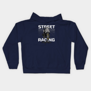 street racing Kids Hoodie