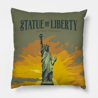 Statue of Liberty Pillow