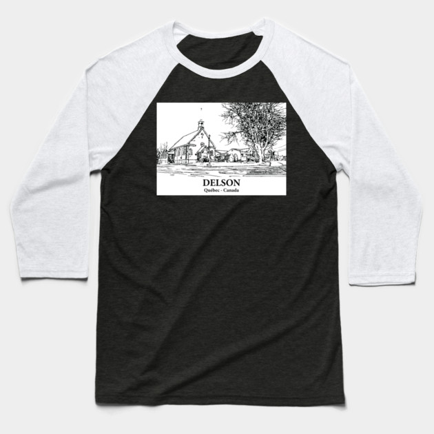 Delson - Québec Baseball T-Shirt by Lakeric
