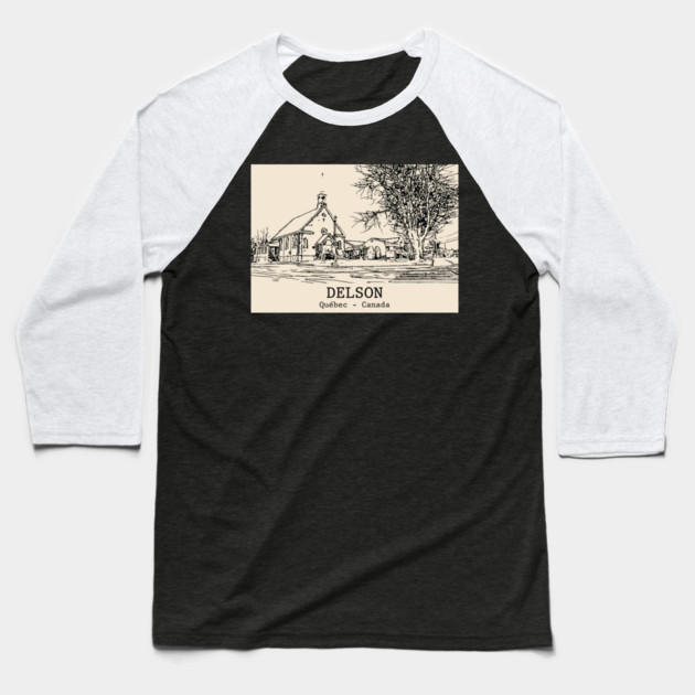 Delson - Québec Baseball T-Shirt by Lakeric