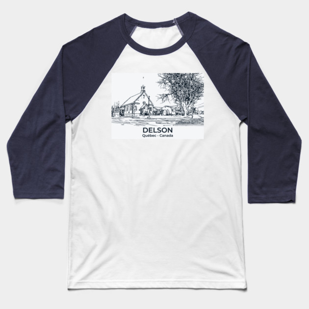 Delson - Québec Baseball T-Shirt by Lakeric