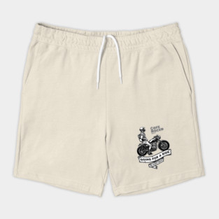 Café Racer Motorcycle | Retro Biker Design Shorts