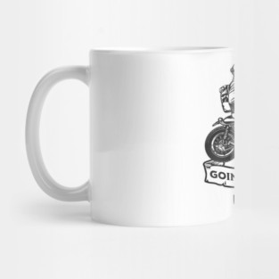 Café Racer Motorcycle | Retro Biker Design Mug