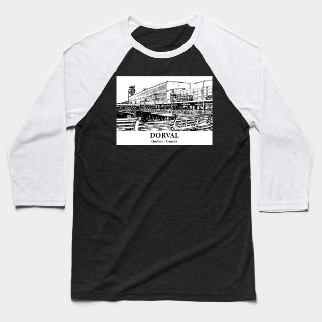 Dorval - Québec Baseball T-Shirt by Lakeric