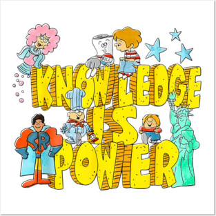 Knowledge is Power Posters and Art