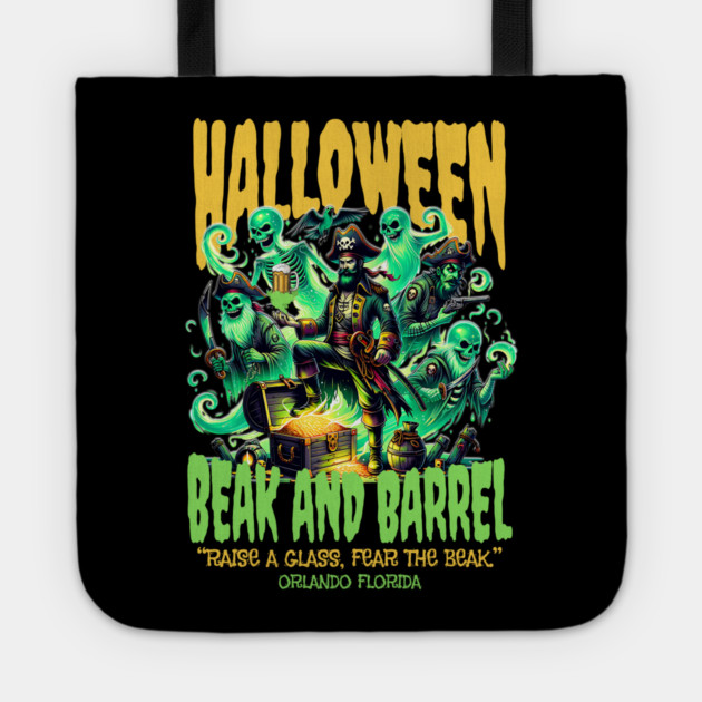 The Beak and Barrel Halloween Special Edition Design Tote by Joaddo