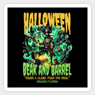The Beak and Barrel Halloween Special Edition Design Magnet