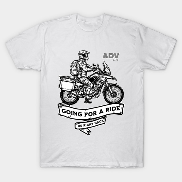 Adventure Motorcycle | Off-Road Design T-Shirt by monsalveautos
