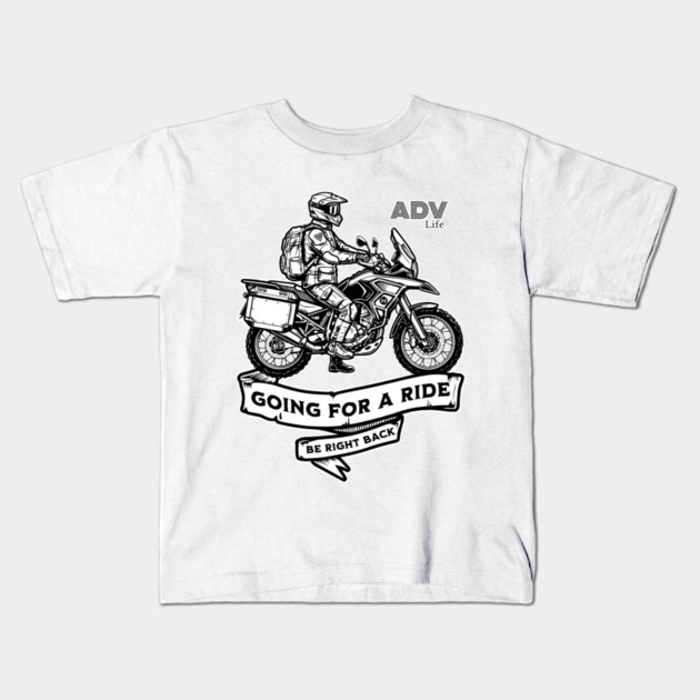 Adventure Motorcycle | Off-Road Design Kids T-Shirt by monsalveautos