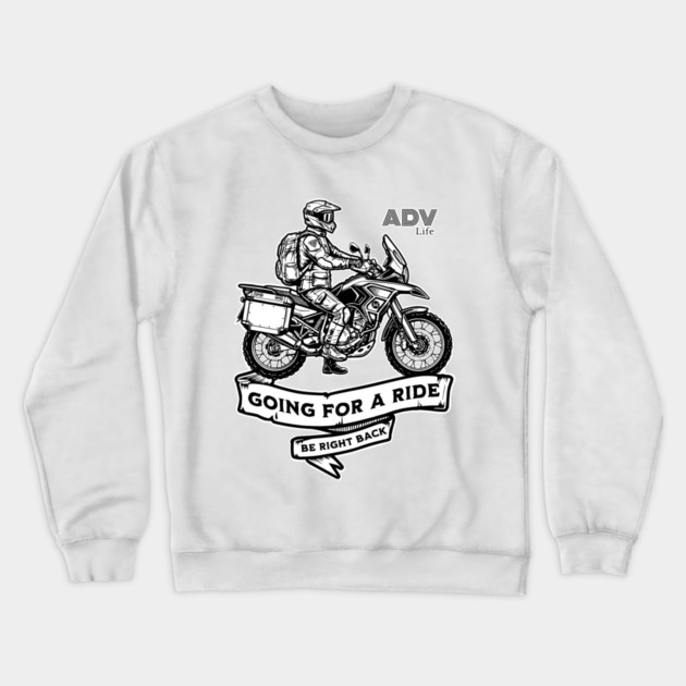 Adventure Motorcycle | Off-Road Design Crewneck Sweatshirt by monsalveautos