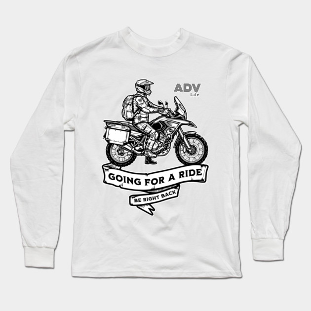 Adventure Motorcycle | Off-Road Design Long Sleeve T-Shirt by monsalveautos
